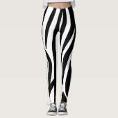 Zebra Print Leggings (Vorderseite)