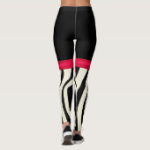 Zebra Print Leggings (Rückseite)