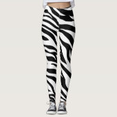 Zebra Print Leggings (Vorderseite)