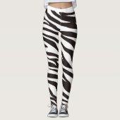 Zebra Print-Leggings Leggings (Vorderseite)