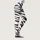 Zebra Print-Leggings Leggings (Rechts)