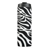 Zebra Print Leggings Thermosbecher (Vorderseite)