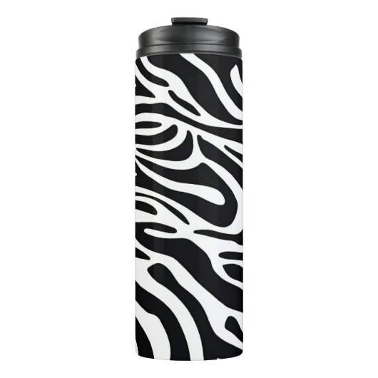 Zebra Print Leggings Thermosbecher (Vorderseite)