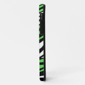 Zebra Print Lime Green Mix iPhone 5 Fall Case-Mate iPhone Hülle (Hinten/Links)