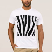 Zebra Print Mens T - Shirt (Vorderseite)