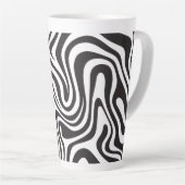 Zebra Print Milchtasse (Rechte Ecke)