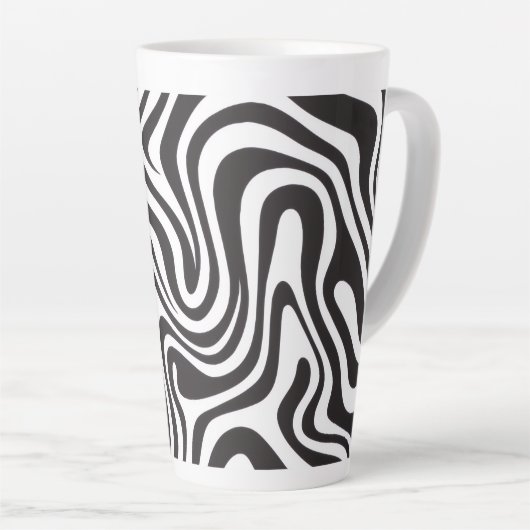 Zebra Print Milchtasse (Rechte Ecke)