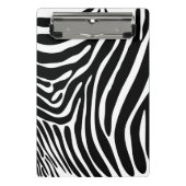 Zebra Print Mini-Zwischenablage Mini Klemmbrett (Vorderseite)