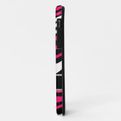 Zebra Print Mix Fuchsia iPhone 5 Fall Case-Mate iPhone Hülle (Hinten/Links)