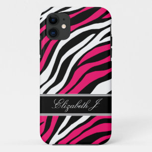 Zebra Print Mix Fuchsia iPhone 5 Fall Case-Mate iPhone Hülle
