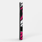 Zebra Print Mix Fuchsia iPhone 5 Fall Case-Mate iPhone Hülle (Hinten/Rechts)