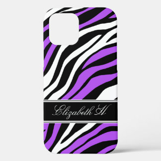 Zebra Print Mix Lila Case-Mate iPhone Hülle