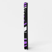 Zebra Print Mix Lila iPhone 5 Fall Case-Mate iPhone Hülle (Hinten/Links)