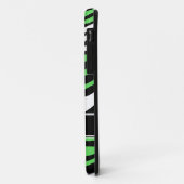 Zebra Print Mix Lime Green iPhone 5 Fall Case-Mate iPhone Hülle (Hinten/Links)