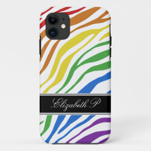 Zebra Print Mix Rainbow iPhone 5 Fall Case-Mate iPhone Hülle