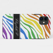 Zebra Print Mix Rainbow iPhone 5 Fall Case-Mate iPhone Hülle (Rückseite (Horizontal))