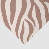 Zebra Print-Mocha-Maus Seidenpapier (Detail)
