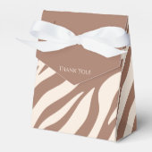 Zebra Print-Mocha Mousse Geschenkschachtel (Vorderseite)