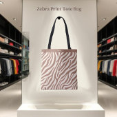 Zebra Print-Mocha Mousse- Tasche