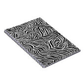 Zebra Print Monochrome Notebook Notizblock (Rechte Seite)