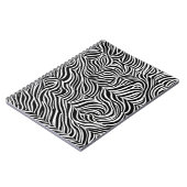 Zebra Print Monochrome Notebook Notizblock (Linke Seite)