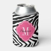 Zebra Print Monogram Dosenkühler (Kanne Vorderseite)