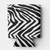 Zebra Print Monogram Dosenkühler (Rückseite)