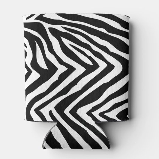Zebra Print Monogram Dosenkühler (Rückseite)