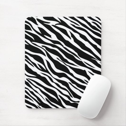 Zebra Print Mouse Pad Mousepad (Mit Mouse)
