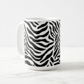 Zebra Print Mug Kaffeetasse (Vorderseite Links)