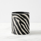 Zebra Print Mug with Custom Name Tasse (Zentrum)