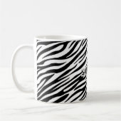Zebra Print Mug with "Wild" Text Kaffeetasse (Links)