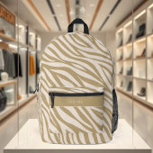 Zebra Print-Neutral- Bedruckter Rucksack