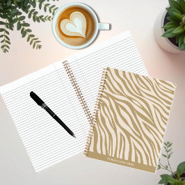 Zebra Print-Neutral- Notizblock