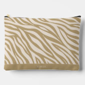Zebra Print-neutral Zubehörtasche (Vorderseite)
