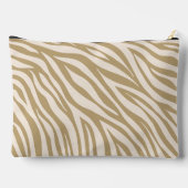 Zebra Print-neutral Zubehörtasche (Rückseite)