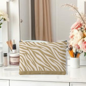 Zebra Print-neutral Zubehörtasche