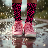 Zebra Print Niedlich Modern & elegant Girly Pink B Socken