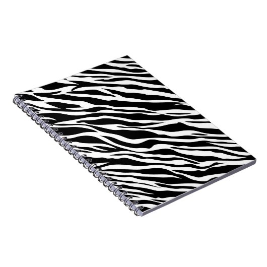 Zebra Print Notebook Notizblock (Rechte Seite)