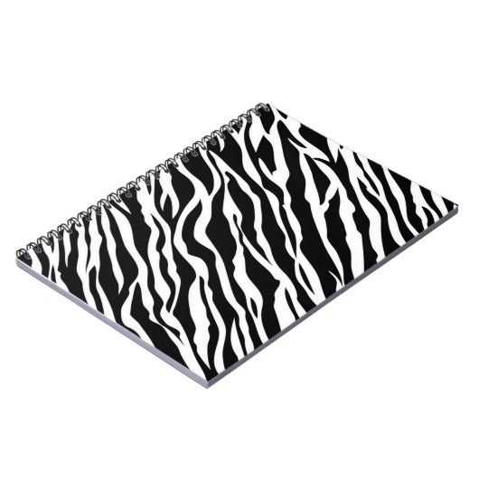Zebra Print Notebook Notizblock (Linke Seite)