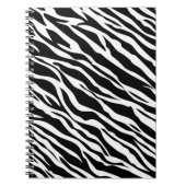 Zebra Print Notebook Notizblock (Vorderseite)