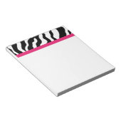 Zebra Print Notepad Notizblock (angewinkelt)