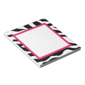 Zebra Print Notepad Notizblock (angewinkelt)
