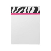 Zebra Print Notepad Notizblock (Rotiert)