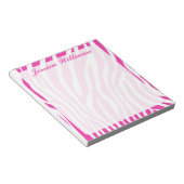 Zebra Print Notizblock (angewinkelt)