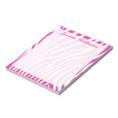 Zebra Print Notizblock (Rotiert)