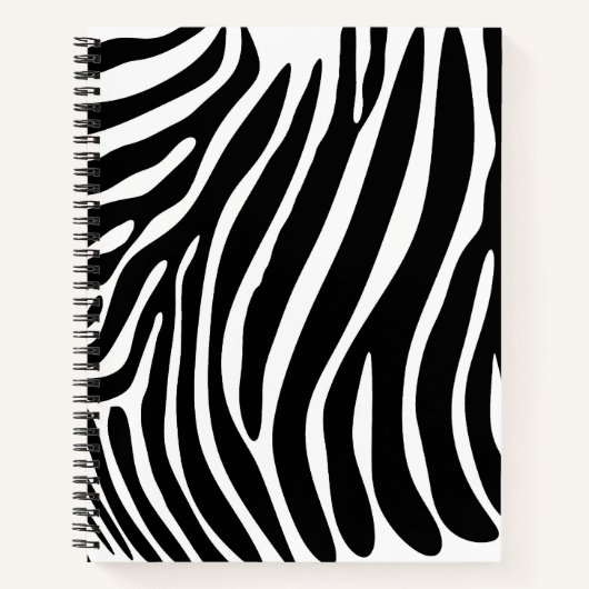 Zebra Print Notizblock (Vorderseite)