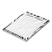 Zebra Print Notizblock (Rotiert)