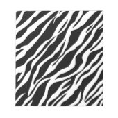 Zebra Print Notizblock (Vorderseite)