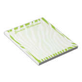 Zebra Print Notizblock (angewinkelt)